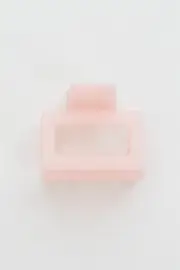 Pink Square Shaped Hair Claw