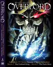 DVD Anime Overlord Complete TV Series Season 1-4 Vol.1-52 End + 2 Movies