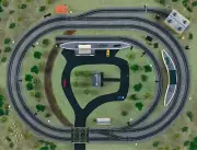 HORNBY R771 TRAKMAT MIDI PRINTED PAPER TRAIN SET STARTER TRACK MAT 00 OO GAUGE