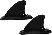 2 Sets Slide-in Fin for Paddleboard Surfboard Replacement Fin Paddleboard Fin Enhance Stability Control Card-Lock Design Easy to Install