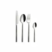 Comas cutlery set Oslo 24 pcs, table cutlery, 18/10 stainless steel, silver c...