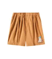 [Jellymallow] Jellymallow Mr. Dog cotton-blend shorts Y 10 brown