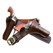 NEW Western Gun Single Action Revolver Holster Belt .38/.45/.44 USA