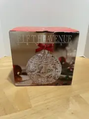Fifth Avenue Crystal Round Box NEW