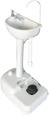 Portable Camping Sink W/Towel Holder & Soap Dispenser - Hand Wash Basin Stand W/