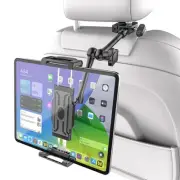 Car Headrest Tablet Holder - Metal Magic Arm, Car ipad Holder Backseat Kids w...