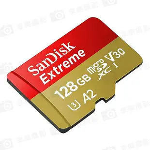 【199超取免運】[享樂攝影]【SanDisk Extreme microSDXC™ UHS-I 128GB 記憶卡】U3 A2 TF卡 4K UHD Full HD 智慧型手機/運動攝影機/空拍機【全壘打★APP下單跨店最高20%點數回饋!!】