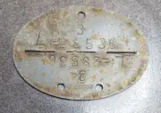 WW2 German Luftwaffe Air Reconnaissance Regiment Dog Tag - L-28536