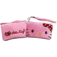 在飛比找蝦皮購物優惠-Hello Kitty 凱蒂貓 草莓手機萬用包