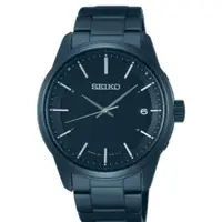 在飛比找PChome商店街優惠-SEIKO SPIRIT簡約時尚太陽能電波腕錶/黑鋼/7B2