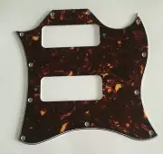 Guitar Pickguard For Gibson US SG P90 Without Birdge Hole Drill,Brown Tortoise