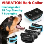 LCD Automatic 25 Day Rechargeable Barking Vibration Collar Anti Bark Training
