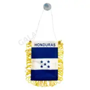 Honduras Flag Mini Banner / Honduras Double Sided Mini Honduras Car Window Flag