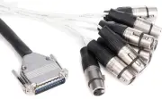 Pro Co DA88XF-10 8-channel DB25 to XLR Female Snake - 10'