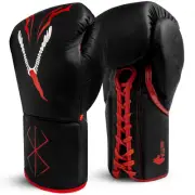 Beast of Darkness Berserk Laced Boxing Gloves 14oz Black/Red Anime Kentaro Miura