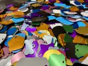 1200 Pcs Anodized Aluminum Dog Cat Pet Tag Name ID Tags Collar /Custom Engraving