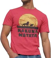 Lion King Hakuna Matata Pumbaa Timon Africa Simba Mufasa Disneyland World Tee Adult Graphic T-Shirt Apparel
