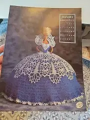 Annie's Attic Antebellum Fashion Doll Dress Crochet Pattern Miss January 1991