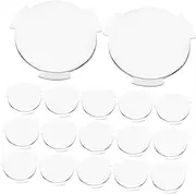 HOMOCONO 20pcs Biconvex Lenses Anti-Dizzy Lens Vr Glasses Accessories Vr Glasses Lens 3D Glasses Lens Replacement Lens Vr Accessories Lens for Vr Headset Lens for Vr Eyeglasses Vr Lenses