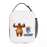 c463 Grizzy And The Lemmings Lunch Bags Insulated Lunch Tote Portable Bento Box Resuable Picnic Bags for Woman Work Kids School k463