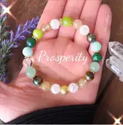 Prosperity Health & Abundance Bracelet, Energy & Reiki Charged