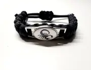 Scorpion Sillouette Scorpio Horoscope Zodiac Sign Adjustable Charm Bracelet