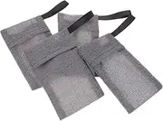 AUTSUPPL 4pcs Simple Soap Pouches for Bars Holders Exfoliating Gentle Texture Handmade Soap Maker