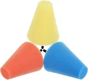 3Pcs Automotive Wheel Buffing Cone Car Detailing Polishing Sponge Pads for Hard to Reach Areas for Waxing Polishing Sealing Paints Enhances Car Brightness