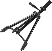 LALAFINA 1Set Portable Adjustable Photography Tripod Stand Flexible Camera Holder for Mobile Phone Lightweight Triangle Lazy Bracket for Easy Shooting and Vlogging Black