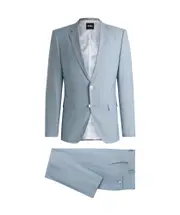 Boss Hugo Boss Slim-Fit Suit EU48,EU52,EU50,EU54 light blue