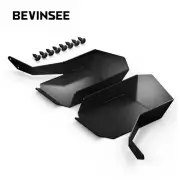 BEVINSEE 2x Dynamic Air Induction Intake Scoops for BMW E60 E61 2004-2009 (for: BMW)