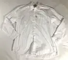 Loris Azzaro Mens Dress Shirt Size M White Button-Up Long Sleeve NWT