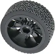 Replacement Wheel Part for Toy Car Tire, Smart Car Robot Accessory for Model Vehicle, excluding Coupling