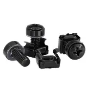 50Pcs M6x16mm Computer Rack Mount Cage Screws and Nuts & Washers for Rack8883