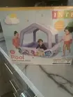 intex inflatable pool- 62”x62”x48”