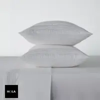 在飛比找momo購物網優惠-【HOLA】艾維爾埃及棉素色床包雙人銀灰