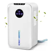 Dehumidifiers for Home Large Room Basement,88OZ Dehumidifier with Drain Hose for Bedroom Bathroom RV US Plug White