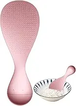 Tumbler Rice Spoon - Standing Rice Paddle for Cooking | Non-Stick Rice Scoop | Upright Rice Serving Spoon | Kitchen Ladle | Vertical Utensil for Rice, Serving, and Non-Stick Kitchen Use