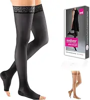 mediven Sheer & Soft, 15-20 mmHg, Compression Thigh High, Open Toe