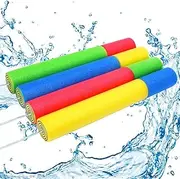 4Pcs Water Blaster Foam for Kids Adults, 4x30cm Powerful Range Water Guns Water Pistols Water Blaster Gun for Pool Beach Foam Water Squirters Water Squirt Gun for Summer Water Fighting Game