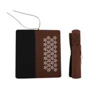 2pcs Roll Up Pencil Pouch Artist Brush Roll Case Coloring Pencil Holder