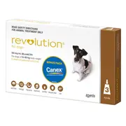 Revolution For Small Dogs 5.1 To 10Kg (Brown) 3 Pack