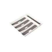 Plastic Cutlery Organiser Tray Drawer Insert Utensils Storage 5 Compartments