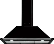 Smeg 90cm Victoria Black Chimney Rangehood