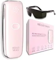 Hello Silky IPL Hair Removal PRO MAX for Men & Women, Advanced Laser Alternative with Sapphire Skin Cooling, Dual Flash Technology, 5 Power Levels, Manual & Fast-Auto Modes for Face & Body, Permanent Hair Reduction for Silky-Smooth Skin