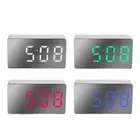 DIGital Alarm Clock, 3 inches Large Mirrored LED Clock