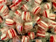 Peppermint MINT TWISTS Hard Candy- BULK CANDY- 50 Pieces