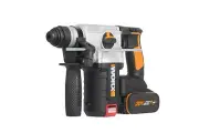 Drill Hammer Rotary Drill Worx WX380.1 With Battery 4.0Ah And Chargers