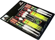 15 Pcs NUZAMAS Fishing Floats Fishing Bobber Set Buoy Floats Fishing Gear Assorted Sizes for Freshwater Sea Lake Fish Float Fishing Tackle Accessories