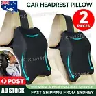 Car Seat Headrest Pad Memory Foam Pillow Head Neck Rest Support Cushion Mat